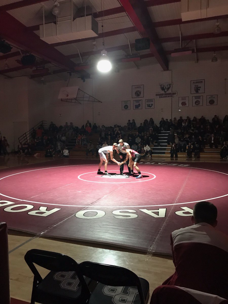 PRCrimsonCrew's tweet photo. Bearcat wrestlers beat Atascadero 68-6. 🐾#poundthehounds https://t.co/328XEkkd1T