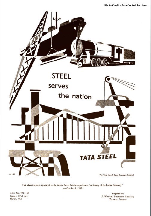 TataCompanies's tweet photo. There is nothing quite like an old print ad to take you back in time! Over 200 vintage print ads displayed at the Tata Central Archives, Pune showcase our role played in India’s industrialisation and progress. #ThisIsTata #ThrowbackThursday https://t.co/neU89SFVZR