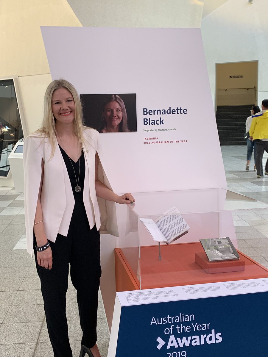 BernadetteBlack's tweet photo. So this happened. Alongside other finalists, I was invited to loan the NMA my original manuscript of ‘Brave Little Bear’, written in 2005 and published version. The launch of this humbling exhibition was opened today💛
#ausoftheyear
@ausoftheyear #OurNMA #bravefoundation https://t.co/EAasaa55AU