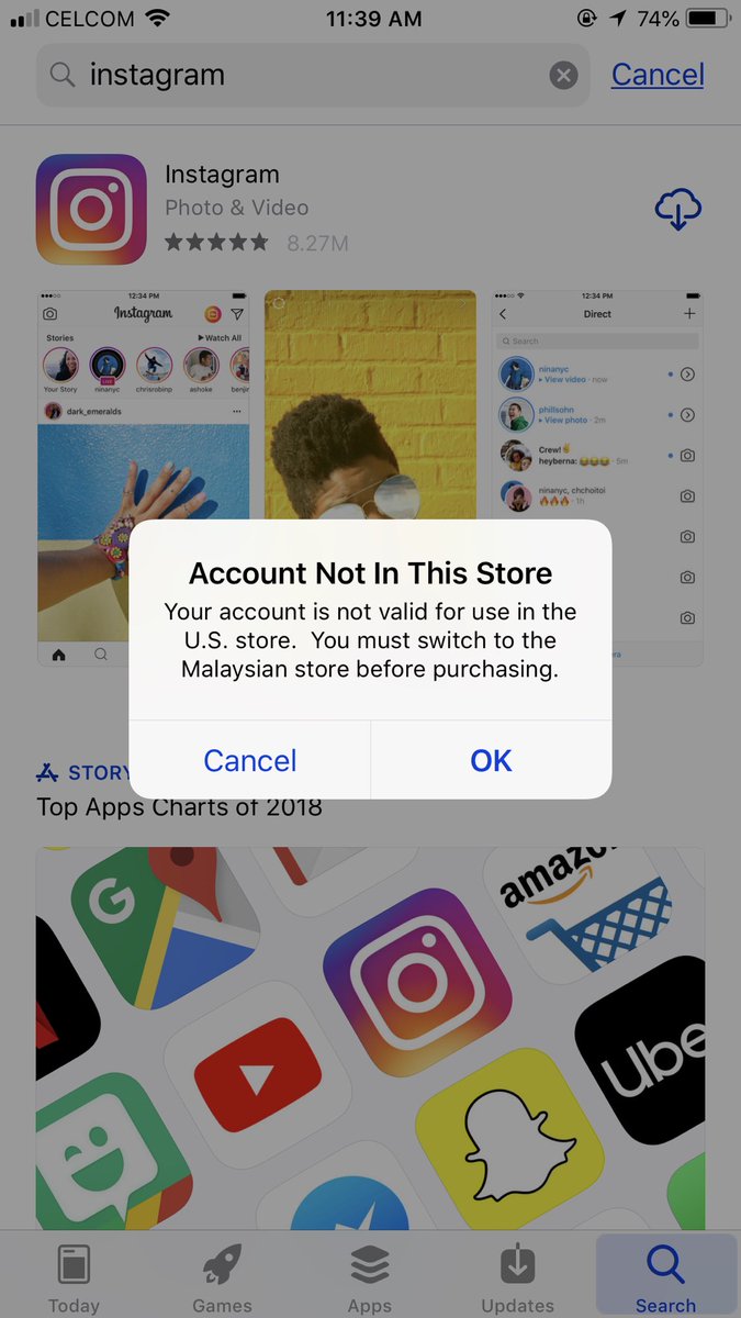 LahhWawa's tweet image. gatal sangat la pergi uninstall instagram, sebab macam ada problem, so ingat uninstall then install balik boleh ok, tapi nak install balik tak boleh. siapa yang tahu boleh tolong tak 👉🏻👈🏻 #iphoneuser