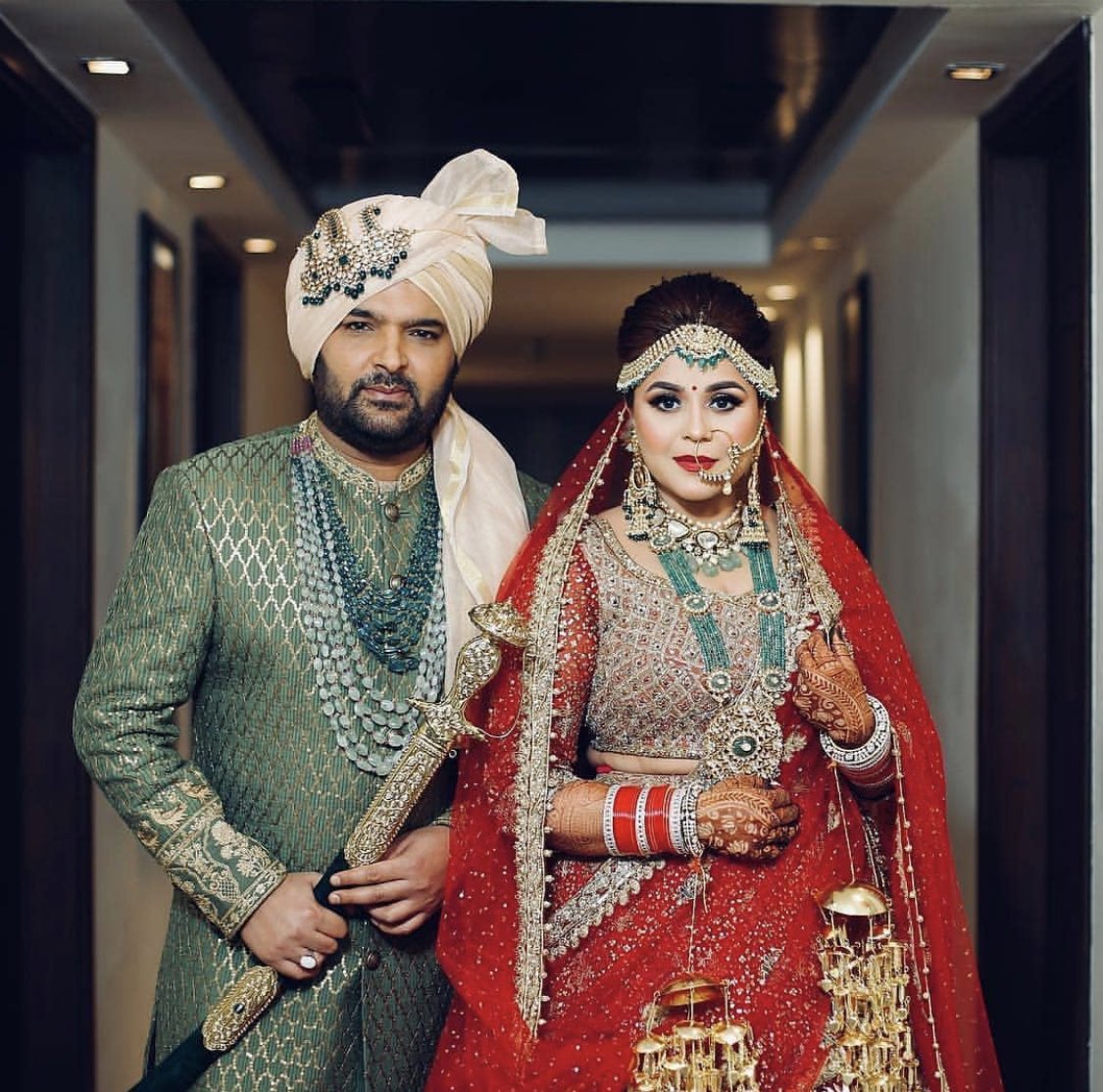 harbhajan_singh's tweet photo. Congratulations my brother ⁦@KapilSharmaK9⁩ and bhabhi Ginny.. wish u all the happiness together.. see you guys on 24th .. lots of love 🥰 https://t.co/mKnXm26DET
