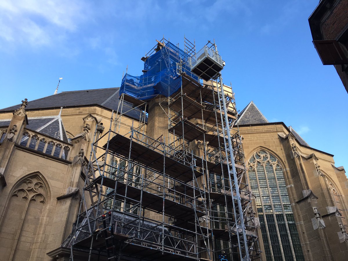 roenag's tweet photo. Restauratie daken (eerste fase) in het kader van de SRR-2018 (Subsidie Regeling Rijksmonumenten) gestart, in opdracht van de @Stevenskerk Nijmegen https://t.co/ISUMQME8Qc