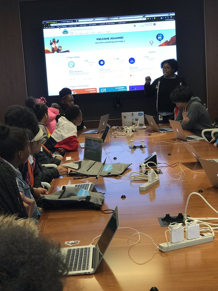 Abrams6B's tweet photo. Partnership@work. @JCYMSPrincipal @ATL_CCR @salesforce #trailblazer #workbasedlearningopportunity https://t.co/THCFBL3J7L