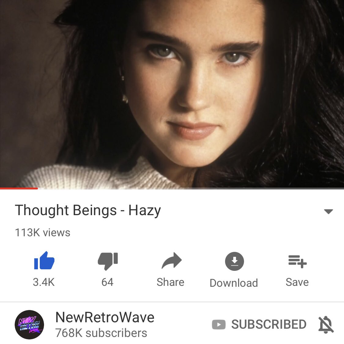 Happy Birthday Jennifer Connelly! Your face has blessed our music!  