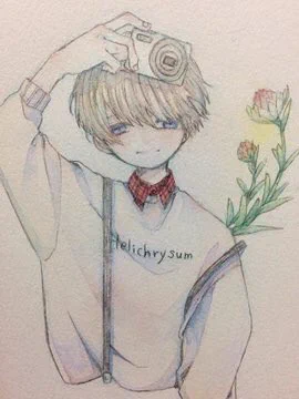 #アナログ画材
シャーペンで線画して、透明水彩で塗ってます?
滲みとか、発光とかが手元で綺麗にできたときの感動が半端ないです?✨✨ 