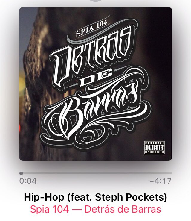 stephpocketsJP's tweet photo. #今年リリースした作品
⑨ Hip - Hop ft, Steph Pockets by Spia 104
Album 『Detrás de Barras』
https://t.co/p9QH6BhRH6
#Spia104 #Mexico #hiphop #Philly #MCs #Rappers #BBOYs #BGIRLs #DJs #StreetCulture #graffitis #STEPHPOCKETS #1Five3Donuts #Release2018 https://t.co/CRuUENdOw2