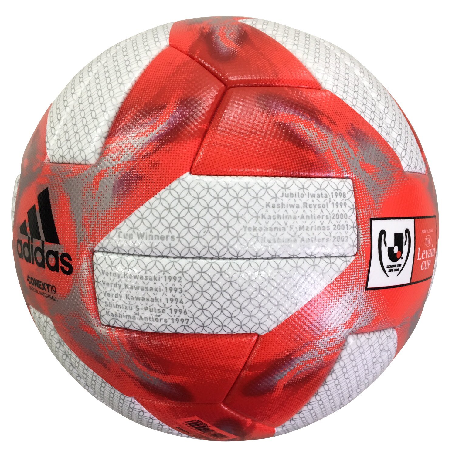 サッカーボール　Jリーグ サイン入り adidas CONEXT 19 Jリーグ限定品】サッカーボール コネクト19／アディダス