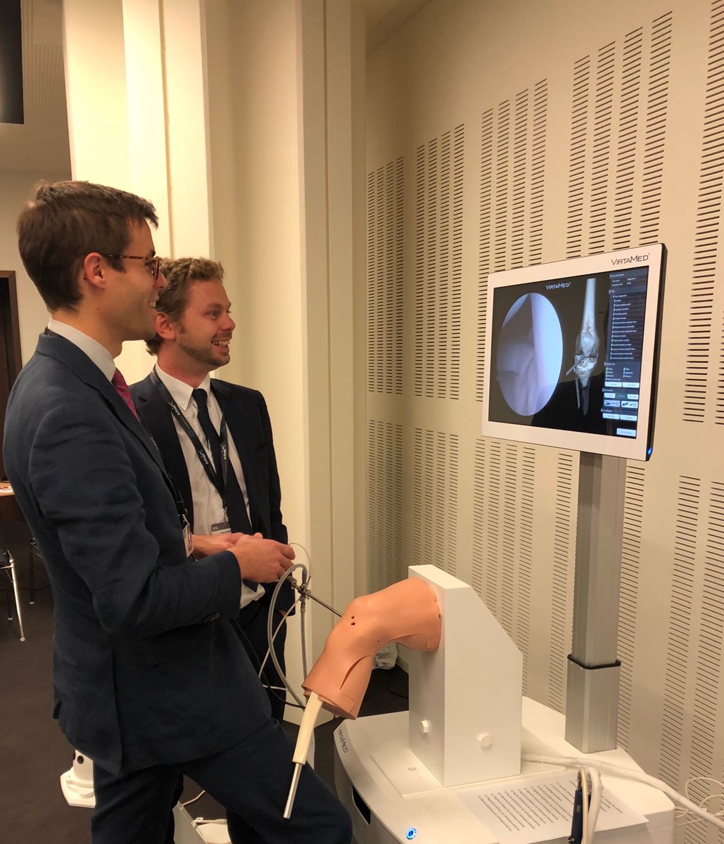 VirtaMed's tweet image. C’est parti! VirtaMed est déjà présent à la conférence SFA. Ne ratez pas l’occasion et venez nous rendre visite sur notre stand #37a et dans la salle Rome 5. Venez démontrer vos capacités en chirurgie arthroscopique!

@SFARTHROJunior #simulationmédicale #arthroscopie @SOFARTHRO
