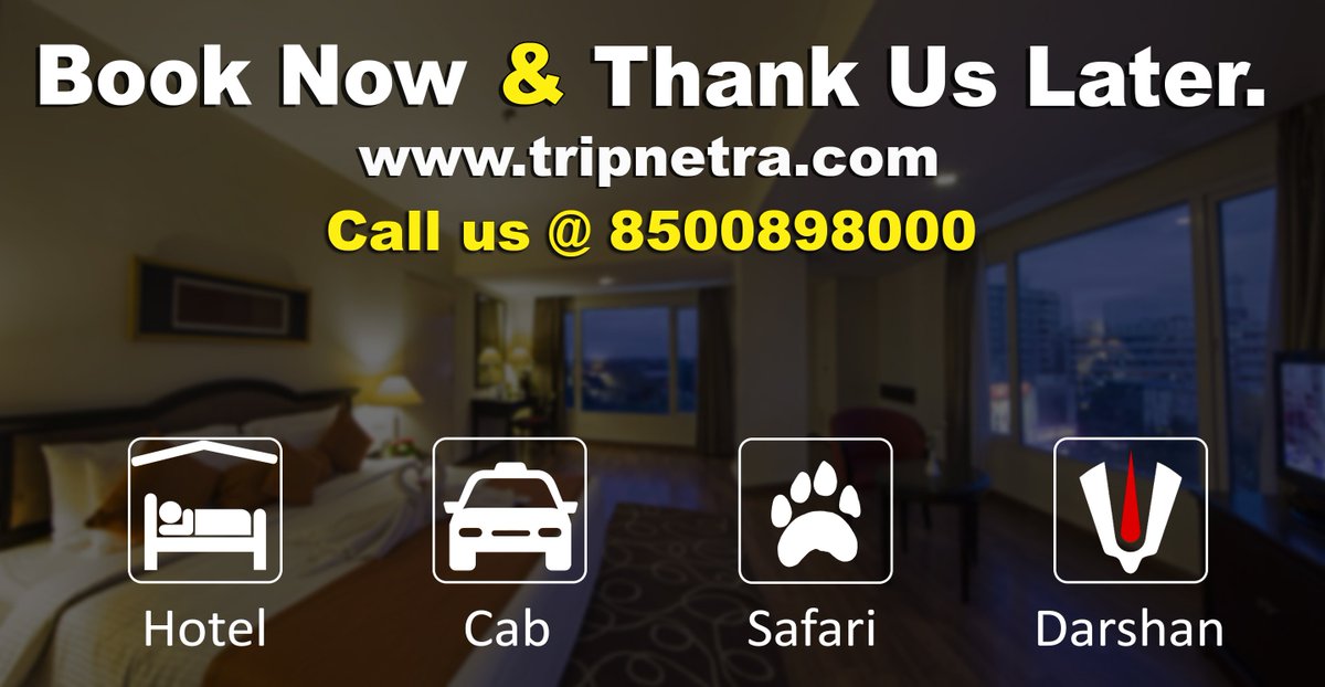 tripnethra's tweet photo. It's Time for your Next Trip!
Book Now &amp; Thank us Later!
365 days || 24 x 7 call &amp; Chat Support
Call us @ 8500898000
#Travel #onlinehotels #onlinecabs #tirupatidarshan 
#junglesafari #tripnetra
#Balaji #TirupatiBalaji #TirupatiDarshanPackage https://t.co/vg9Vwl5gGc