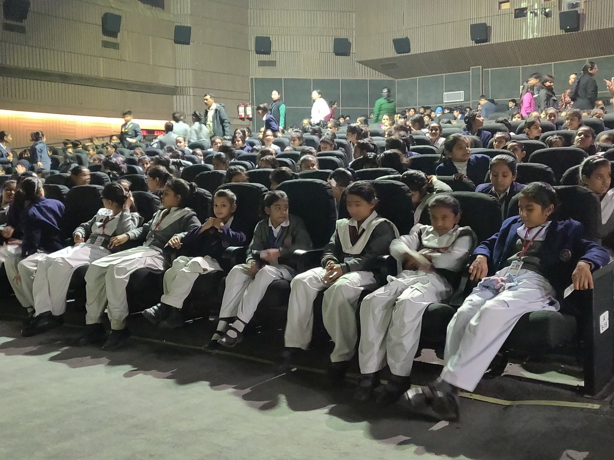 smilefoundation's tweet image. Children from various schools for the screening of #goodcinema #SupaModo
At the #SIFFCY2018 venue.