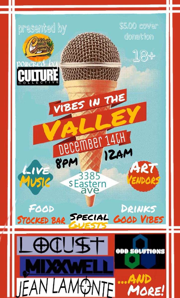 OddSolutionsLV's tweet photo. Friday night
8pm
We’ll be rocking out with @Calderinsoil and his tacos 🌮 
Be there 👊 https://t.co/YWDeXsOeiJ