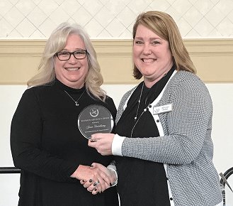cascience's tweet photo. Jane Steinkamp Receives the Christine Bertrand Award at the 2018 Conference @TheSJCOE #CANGSS #cascience18 https://t.co/pxMxyb0D0X https://t.co/ucwm0LhKB7