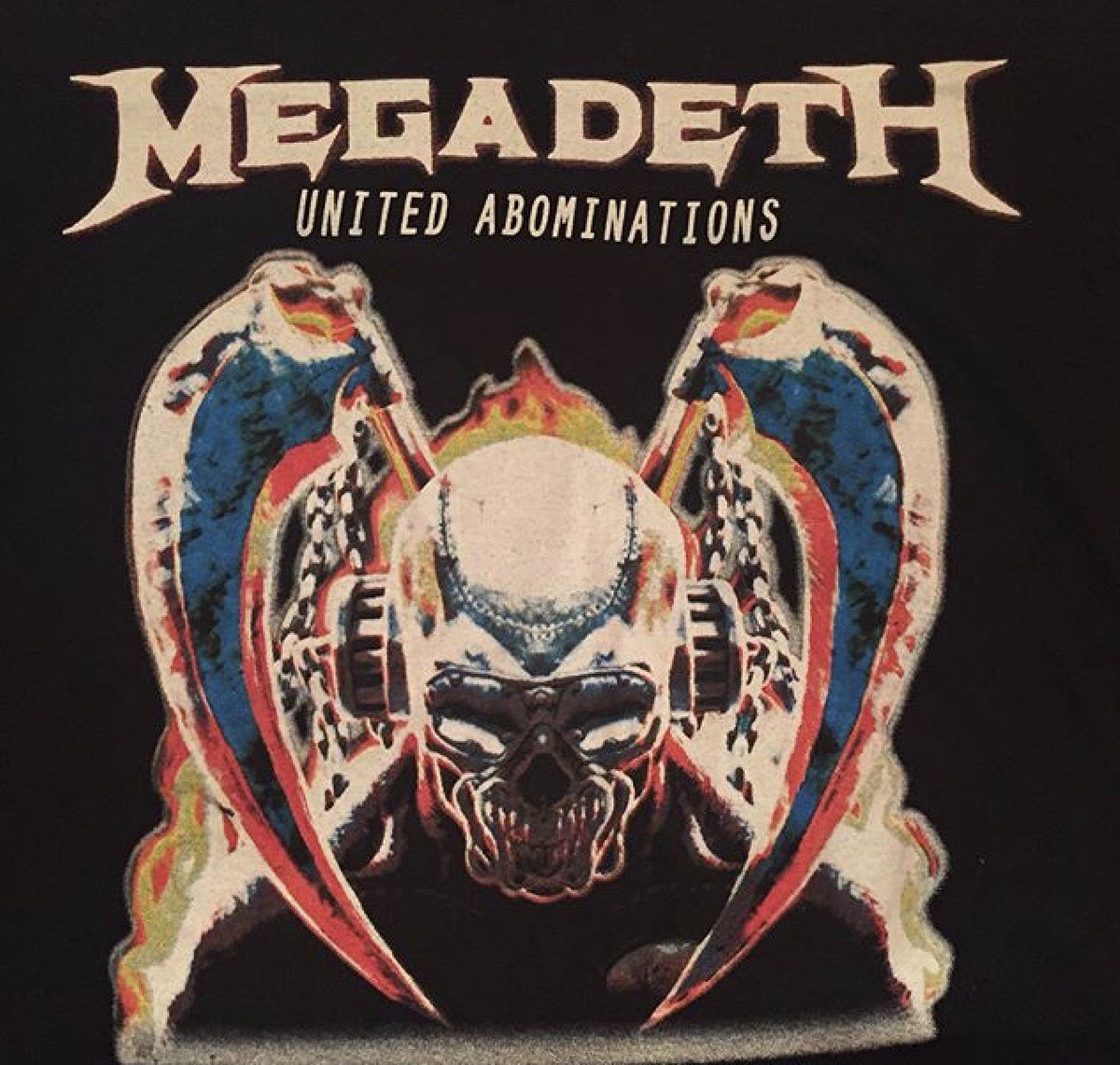 metalattackers's tweet image. Good Morning all,here’s my T-Shirt of the day,have a great Thursday \m/.....😎
#megadeth
#thrashmetal
#metalattackers
#metaltourshirts