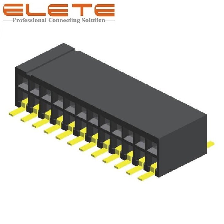 elete_connector's tweet image. 1.27mm Female Header, Dual Row, SMT Side Entry Type, H=3.45mm
Pitch:1.27mm*1.27mm(0.05&quot;*0.05&quot;) SQ=0.43*0.15
#FemaleHeader Dual Row S.M.T, W=5.2mm/4.8mm
ELETE part number: #HFIDM52/HFIDM48
Cross to Greenconn&apos;s part number #CSEC208-0602A001C1AC
kathy@elete-tech.com
Skype:kathy_7329