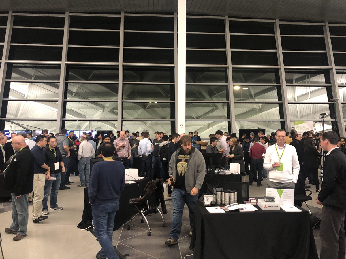 thammadou's tweet photo. Great event tonight #Jetsonmeetup18  &amp; great job Anthony Laskovski demonstrating @VIMOC capability in #AI applications and enablement of smart infrastructure services. @NVIDIAEmbedded https://t.co/JmqpnesBLx