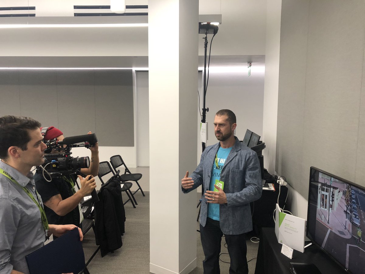thammadou's tweet photo. Great event tonight #Jetsonmeetup18  &amp; great job Anthony Laskovski demonstrating @VIMOC capability in #AI applications and enablement of smart infrastructure services. @NVIDIAEmbedded https://t.co/JmqpnesBLx