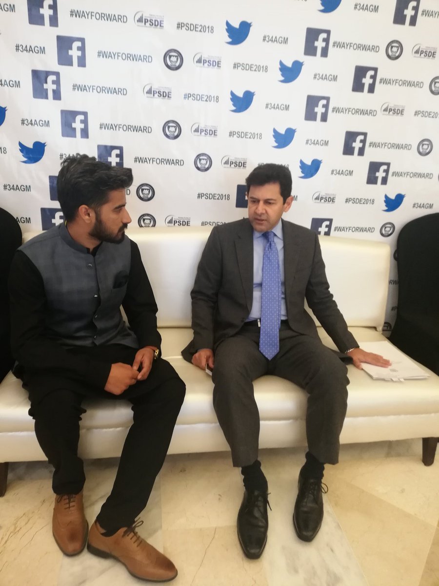 PIDEpk's tweet photo. "PSDE is playing its role to provide assistance to Planning Development and Reform Commission. PIDE has always been the main think wing of the commission" -Zafar Hassan, Secretary Planning Commission

@PlanComPakistan

#34AGM #PSDE2018 #WayForward #PakistanEconomy https://t.co/eeS49ipOaB