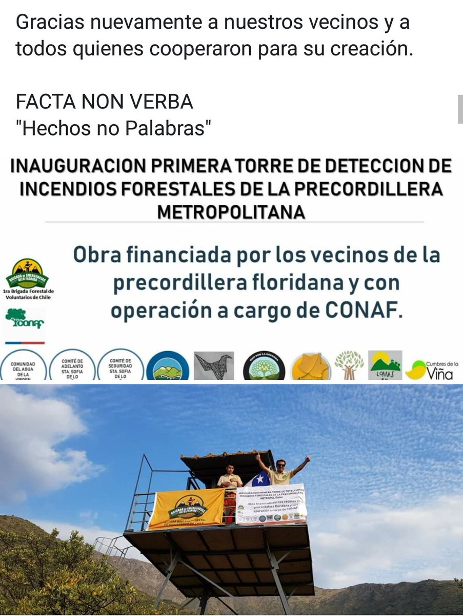 1ª Brigada Forestal Voluntaria de Chile tweet media
