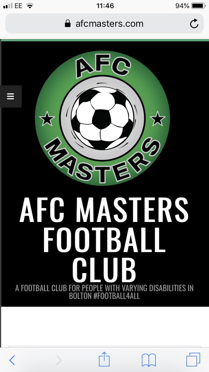 AFCMasters's tweet photo. We now have a brilliant website set up by @Shane_Wilson95 - we are adding to it all the time - massive thanks to Shane for setting it up #website #afcmasters #football4all https://t.co/NKviiidr9H
