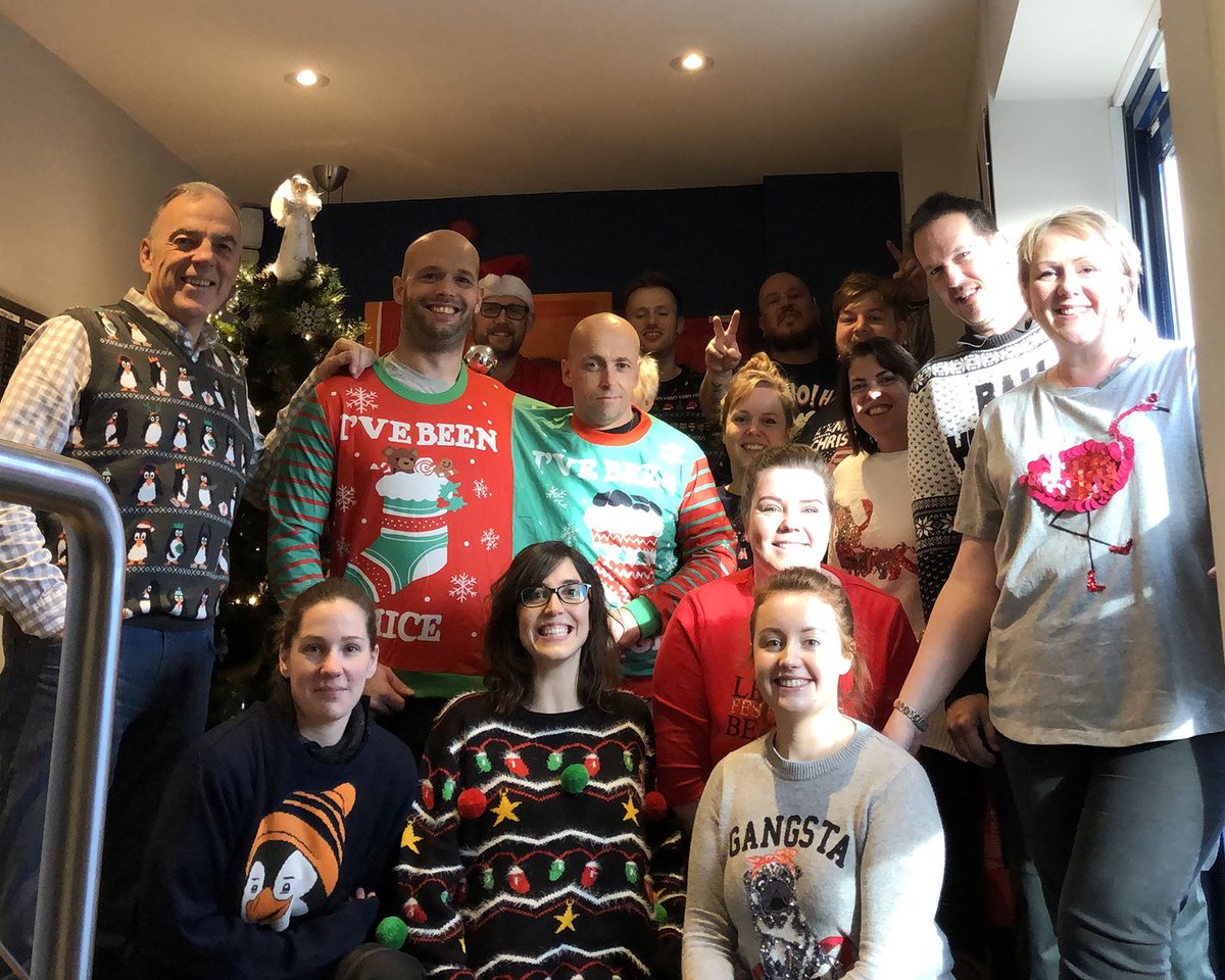 prolight_design's tweet photo. We're celebrating #ChristmasJumperDay a day early at Prolight! 🎅 https://t.co/BHRhrxI5J2