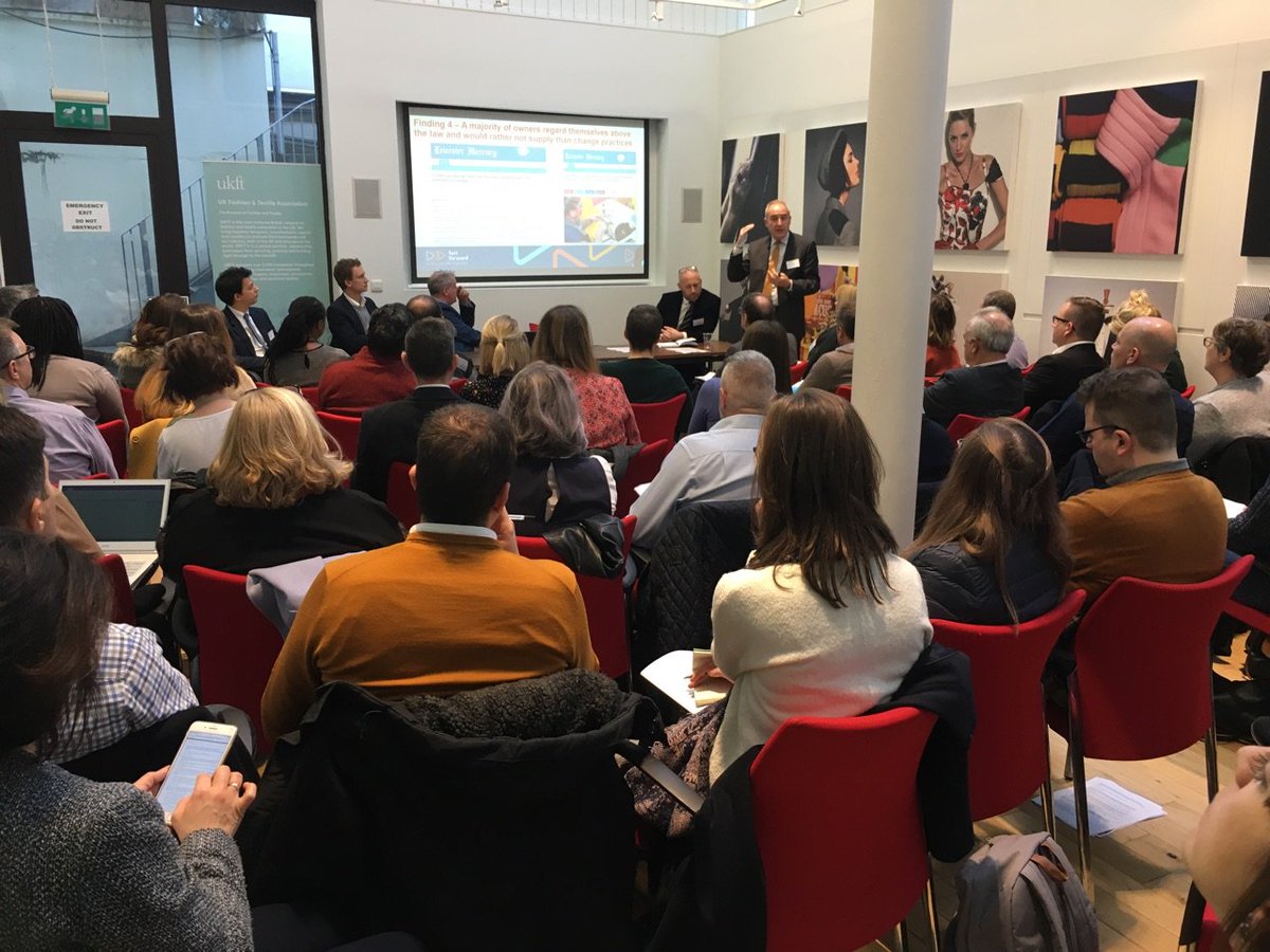 Packed turnout at today’s launch of the UK Apparel &amp; General Merchandise Public Private Protocol with @UK_Glaa @UKFTorg <a href="/the_brc/">The British Retail Consortium</a> 

Find out more about this landmark protocol: gla.gov.uk/i-am-a/i-use-w…