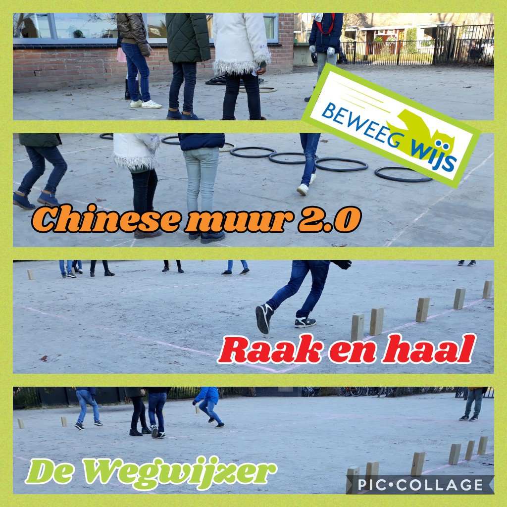De favoriete @BeweegWijs activiteiten van de kinderen op <a href="/Wegwijzer4/">KC De Wegwijzer</a> vandaag. Chinese muur 2.0 en Raak en haal worden veel gespeeld! <a href="/ZutphenActief/">ZutphenActief</a> <a href="/gem_Zutphen/">Gemeente Zutphen</a>