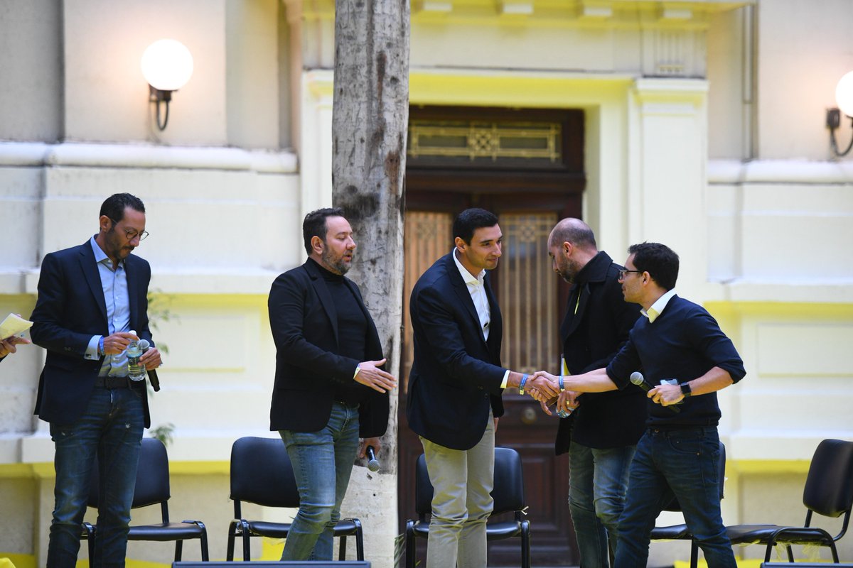 Dsquares_Global's tweet photo. Ayman Essawy; #Dsquares Co-founder &amp; COO, discussing the impact of #loyalty on multinational corporates, ft. Tamer Mosalam, GM @ PepsiCo, Tamer Hamed, Vice President @ P&amp;G, Wael Abou EL Ella, Managing Director @ Careem and Khaled Tahoun, Managing Partner @ Wamda. #riseup18 https://t.co/i4SJFTmVBR