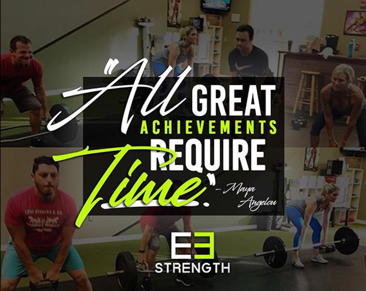 Patience in cooperation with #consistency = #achievement 
#E3strength #Strength #Strengthconditioning 
#workout #workoutmotivation #workouts #workouttime #workoutoftheday #workoutfit  #workoutroutine #motivationthursday #motivationalquotes #motivational #motivation