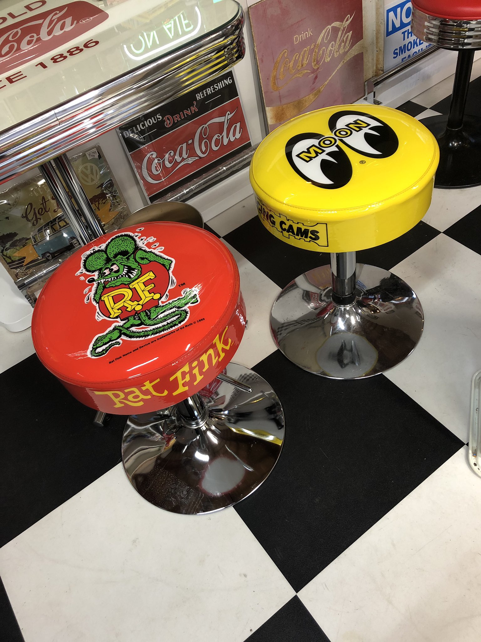 Coca-Cola バースツール 赤 （Coca・Cola(コカコーラ