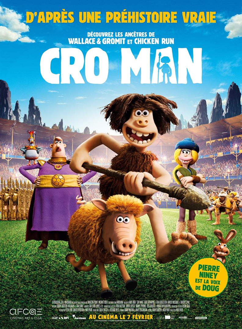 Montreurs's tweet image. 🎁 Le #Noël des #écoles de @villeagen, c'est évidemment aux @Montreurs d'Images que ça se passe ! #CroMan, du beau cinéma européen, farfelu et drôle, par les studios @aardman !