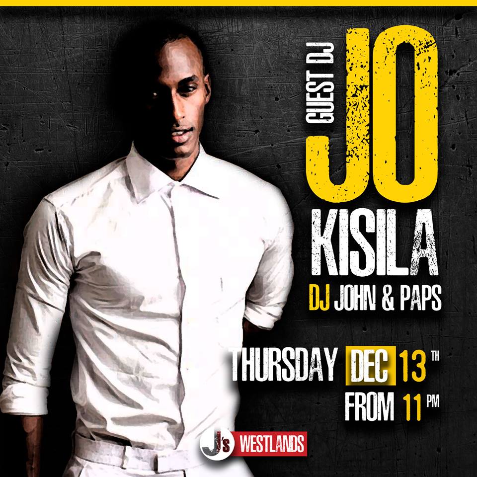 It's going to be good tonight, model and DJ Jo Kisila will have you going all night, Dj John and Paps join him as well. See you then!