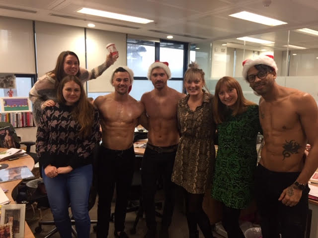 new! magazine (@new_magazine) on Twitter photo Thanks <a href="/TheDreamboys/">Dreamboys®</a> for our visit in the office and for our calendars. It certainly brightened up hump day! 🐫💪🏻 Thanks <a href="/TheDreamboys/">Dreamboys®</a> for our visit in the office and for our calendars. It certainly brightened up hump day! 🐫💪🏻