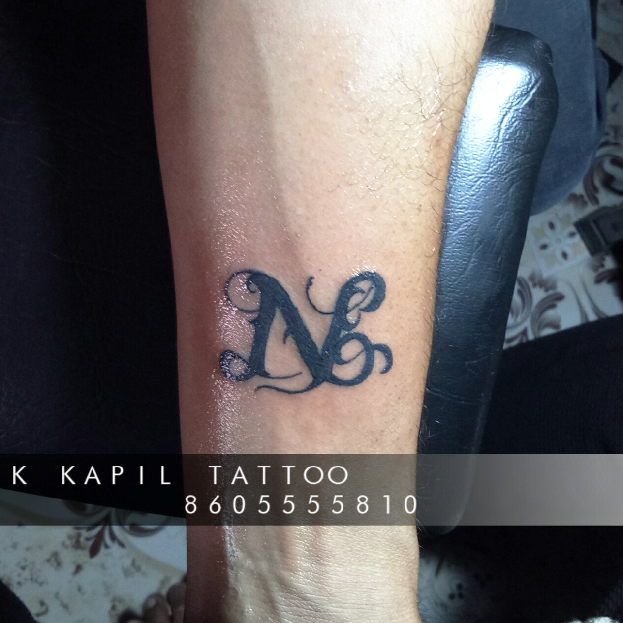 Initial tattoo design with infinity sign Initial N tattoo Initial S tattoo  Initials Tattoo ideas Customise tattoo des  Initial tattoo Tattoo  designs Tattoos