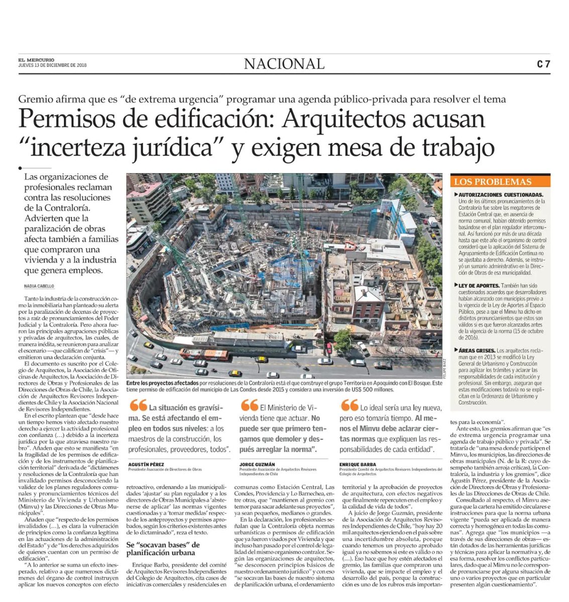 ADOM_CHILE (@adomchile) on Twitter photo Hoy en <a href="/ElMercurio_cl/">elmercurio_cl</a> "Gremios acusan incerteza jurídica y exigen mesa de trabajo". Lea la declaración del Presidente de #ADOMChile, Agustín Pérez, explicando la situación que afecta a las Direcciones de Obras del país y la crisis inmobiliaria. <a href="/colegioarq/">Colegio de Arquitectos de Chile</a> @CamaraCChC RT Hoy en <a href="/ElMercurio_cl/">elmercurio_cl</a> "Gremios acusan incerteza jurídica y exigen mesa de trabajo". Lea la declaración del Presidente de #ADOMChile, Agustín Pérez, explicando la situación que afecta a las Direcciones de Obras del país y la crisis inmobiliaria. <a href="/colegioarq/">Colegio de Arquitectos de Chile</a> @CamaraCChC RT