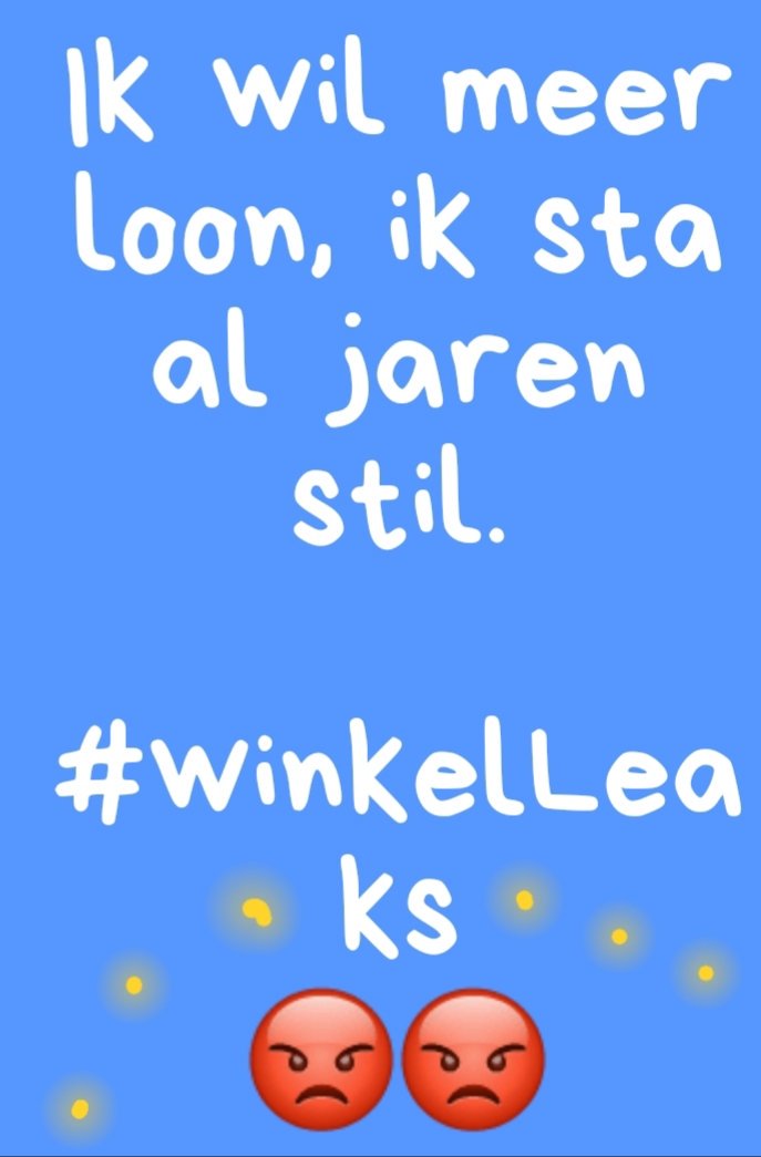 RiekKampen's tweet photo. Duidelijke taal:
#winkelLeaks https://t.co/fTl8p63VDW