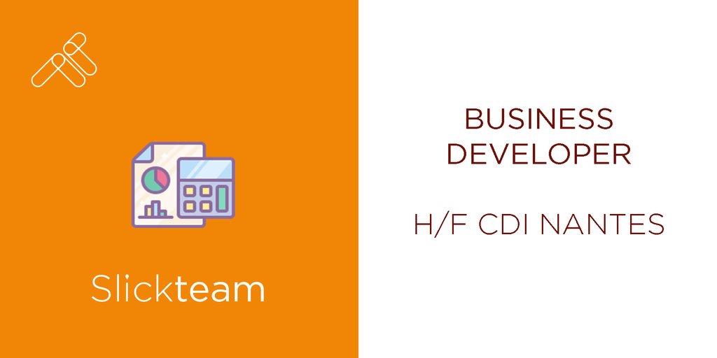 SlickteamFR's tweet photo. Contacte @SlickteamFR job@slickteam.fr
#BusinessDeveloper #BizDev #Nantes #ESN #Sales #Peoplefirst #TechnoCentric
https://t.co/pcxrXBc6HJ https://t.co/ZyO79fX2NT