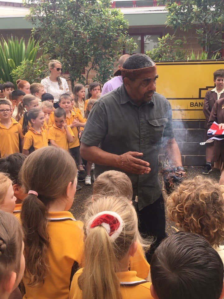 Historical day for <a href="/BangorPS/">bangor_ps</a> as we ceremoniously raised the Aboriginal flag for the first time! 👌🏻The #Leadership Team’s #vision, #passion and #commitment towards flying the #Aboriginal flag! Big thanks to Dean Kelly from La Peruse and Frank Zumba <a href="/CraigKellyMP/">CreamyCraig69</a> 🙌🏻💫<a href="/nswaecg/">Ray Ingrey</a>