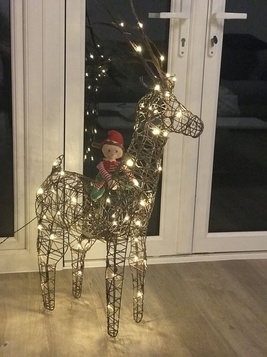 Auto4Ltd's tweet photo. Evie had a sleepover with Peyton, from our telesales team, and went to help her with her horses. She loved it so much, Evie has now got her own steed to ride! #EvietheElf #Elfontheshelf https://t.co/j3hPtkLICr