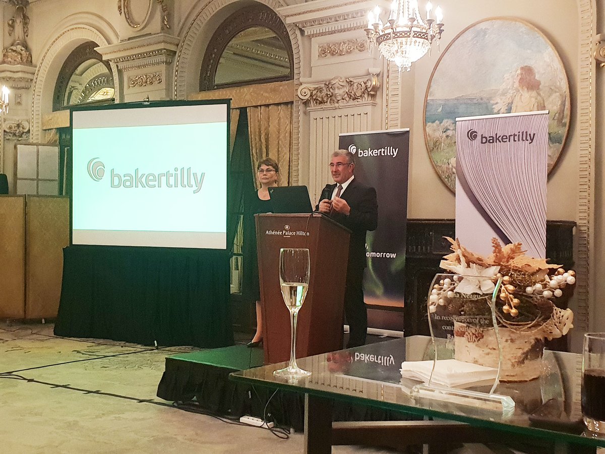 BakerTillyGR's tweet photo. Baker Tilly South East Europe presented its new identity and celebrated its 15 year anniversary in Romania during an event held on December 10, 2018.
#BakerTillyinRomania
#BTSEE #NowforTomorrow #15yearsAnniversary #Romania https://t.co/FST9aSTa1e