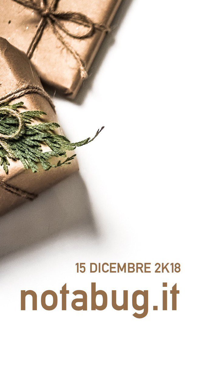 notabugconf's tweet image. Scaldate le dita e massaggiate le vostre meningi! Ci vediamo sabato all’evento natalizio di Not A Bug 🐛 ❄️🚴🏻‍♀️ presso @LotrekAgency