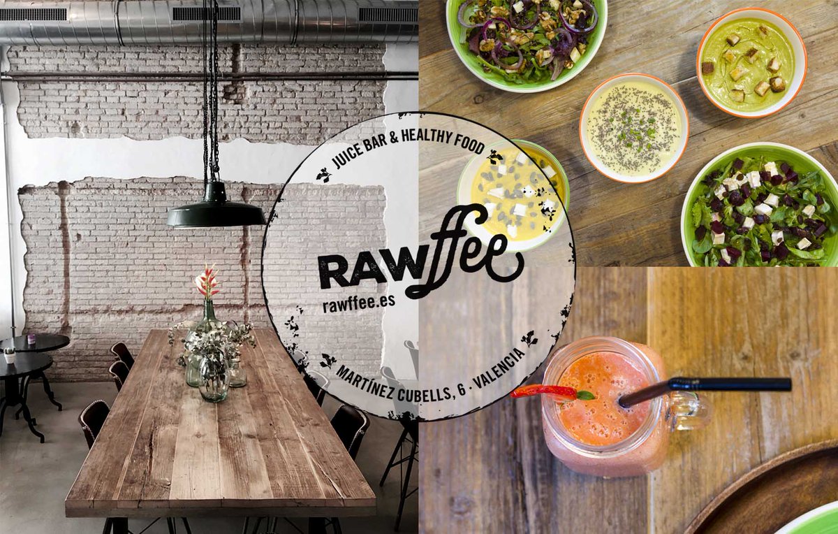 rawffee's tweet image. Drink &amp;amp; Food all day #Rawffee #Valencia #FelizJueves #coffeetime #brunch #nicetogreenyou #relax