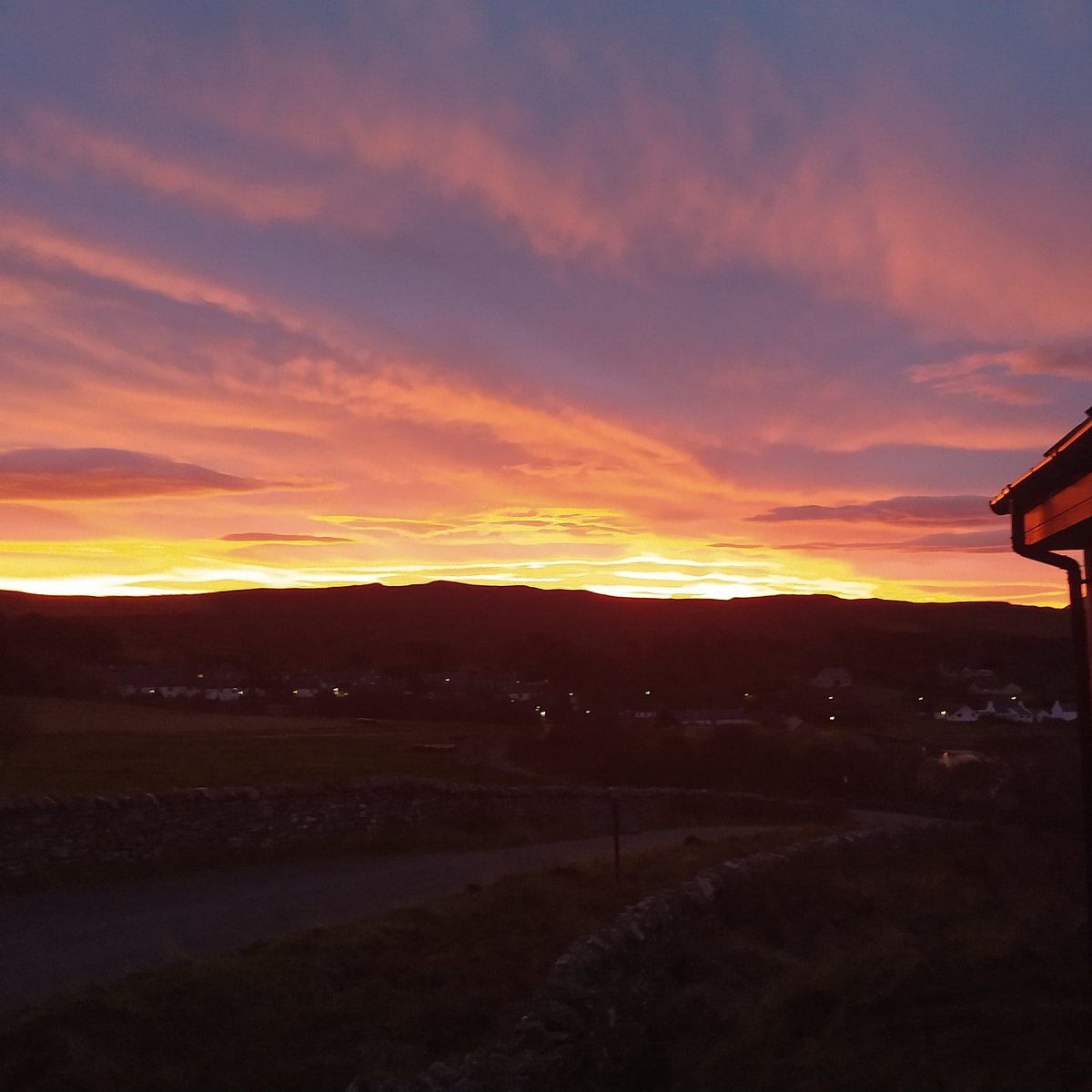 Stunning sunrise this morning.