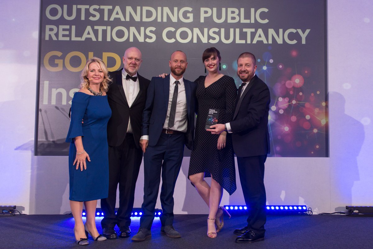 InsideMediaPR's tweet image. We're thrilled to end 2018 by winning Gold for Outstanding PR Consultancy in the @CIPR_UK #PRideSCI Awards! We also won three silver awards for our work with @ContiUK and @astonmanorcider #PR #Communications #Awards