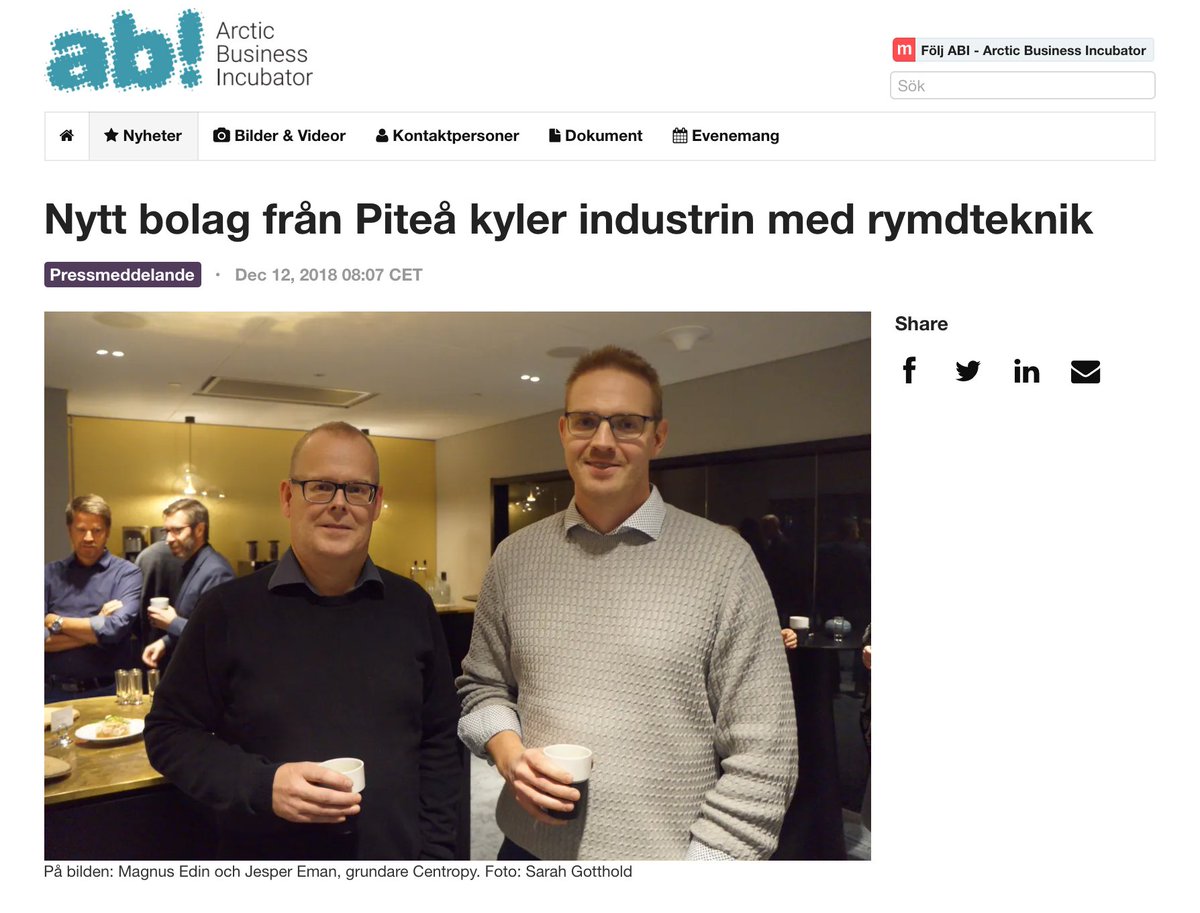 ESA-BIC Sweden tweet media
