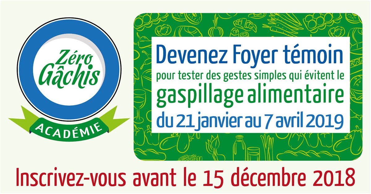 #Lille Participez à l'opération Zéros Gâchis Académie #GaspillageAlimentaire <a href="/Stop_Gaspillage/">Gaspi Alimentaire</a>  <a href="/linfoantigaspi/">linfoantigaspi</a> 
𝗜𝗻𝘀𝗰𝗿𝗶𝗽𝘁𝗶𝗼𝗻 👉 bit.ly/2SI5vTR 
𝗗𝗲́𝘁𝗮𝗶𝗹𝘀 𝗱𝗲 𝗹'𝗼𝗽𝗲́𝗿𝗮𝘁𝗶𝗼𝗻 👉 bit.ly/2RX0Kpk