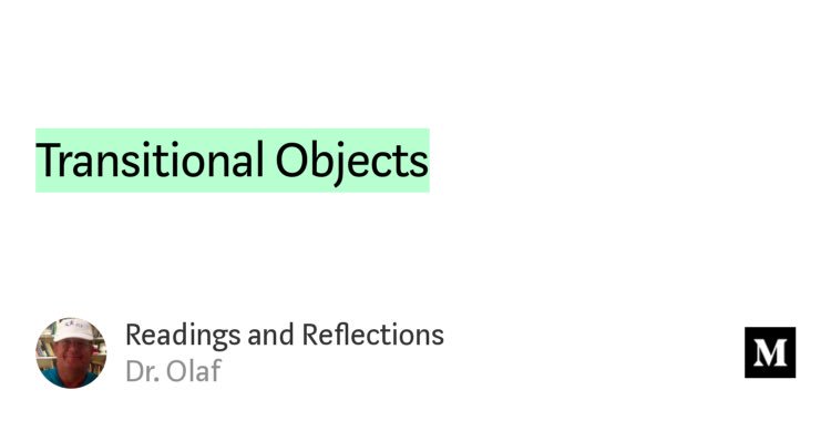DevPeds's tweet image. #transitionalobjects New addition to “Readings and Reflections” by @DevPeds link.medium.com/vLeKS3t8BS via ⁦@guardian⁩