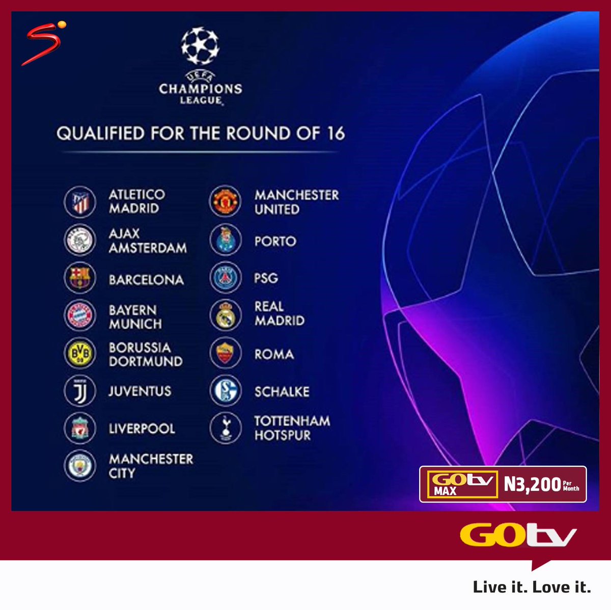 gotv champions league