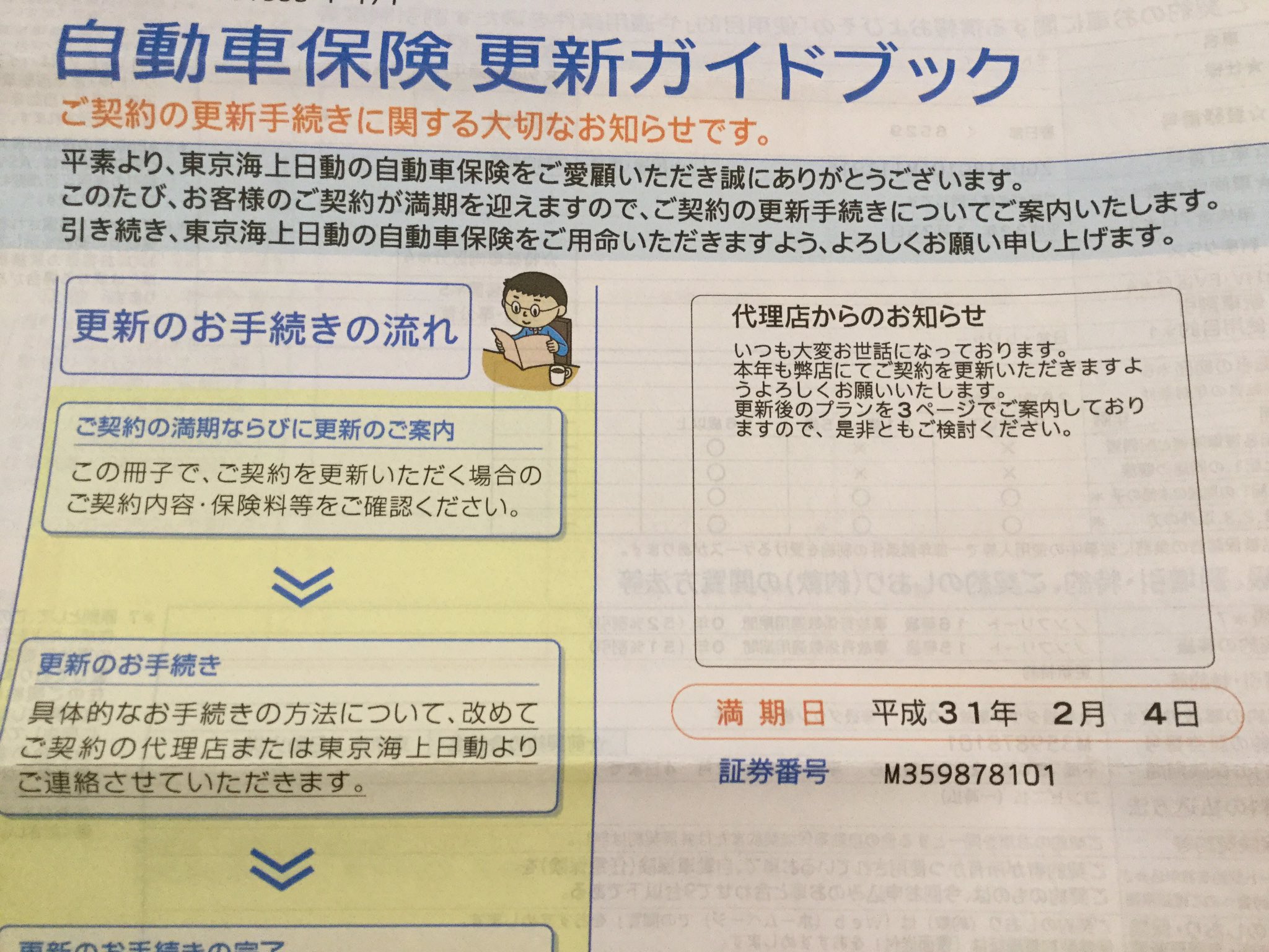 Ktmバイク押し 一輪車に挑戦 東京海上日動火災 自動車保険中断証明書 自動車保険更新の案内 まもなく満期です 先日解約して中断証明書が送られて来たのに 更新の案内が来ちゃったよ D 証券番号 Ktmバイク押し 一輪車に挑戦 東京海上日動火災 自動車保険中断証明書 自動車保険更新の案内 まもなく満期です 先日解約して中断証明書が送られて来たのに 更新の案内が来ちゃったよ D 証券番号