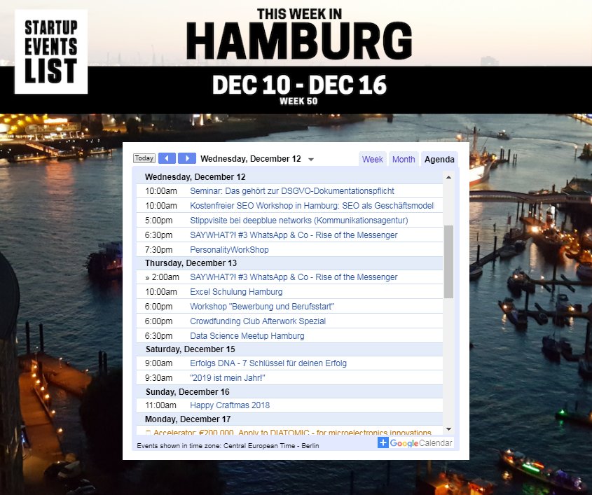 StartupEventsL tweet picture