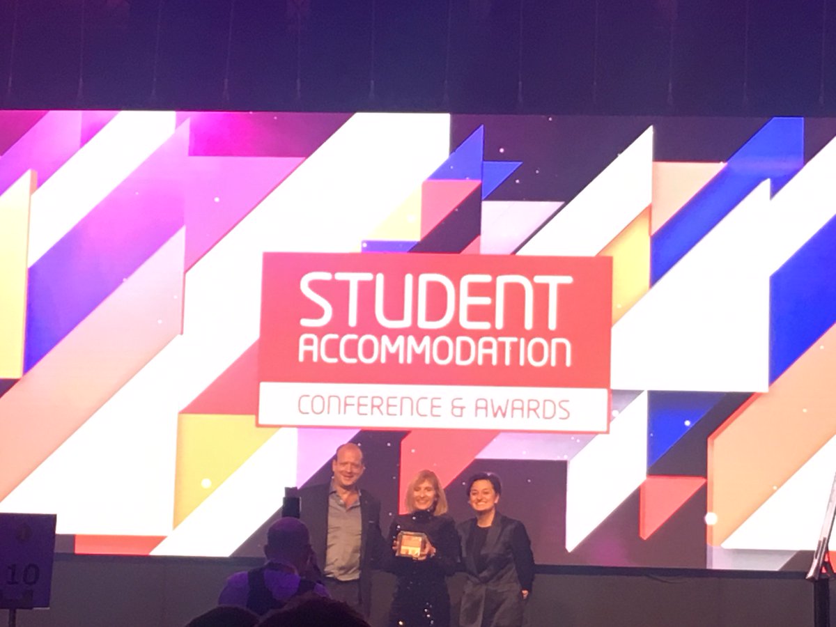 FreshPropertyGr's tweet photo. A few more snaps from last @studentpw awards collecting our award for 'Operator of the Year' with our COO Jane Crouch, CEO Rebecca Hopewell and Head of Business Development Sarah Wing To #Operatoroftheyear @StudentPW @FreshStudentLiv  Congratulations to @Nido_Student   as well! https://t.co/35H2C9cQvI